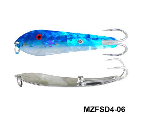 AQUA MARINE - Fishing Spoon with Double Hooks - (Size: 4)